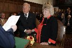 Naarden 18 mei 2005
Trouwen Tonnie des Bouvrie en Geert Loman in stadhuis Naarden.