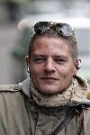 Amsterdam 10 mei 2005
Tygo Gernandt op scooter met kort haar