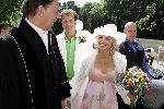 Joure 28 mei 2005
Trouwen Yvonne Jaspers en Pieter v d Beukering.
Yvonne en Ed Nijpels