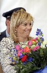 Den Bosch 19 mei 2006
Maxima zwanger op bezoek bij school