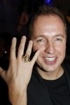 Amsterdam 20 oktober 2006
Uitreiking televizierring in het ij theater.
Edwin Evers met ring voor beste dj