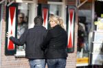 Volendam 9 oktober 2006
Jan Smit en Ellemieke Vermolen op de dijk in Volendam.