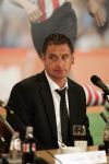 Eindhoven, 4 November 2006 Kompetitiewedstrijd PSV-NAC Eindstand 3-0 Seizoen 2006/2007
Ernie Brandts na afloop bij de persconferentie
