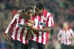 Eindhoven, 25 November Kompetitiewedstrijd PSV-FC Utrecht, eindstand 5-0  Seizoen 2006/2007
Op aangeven van Patrick Kluivert scoort Jefferson Farfan zijn 2e doelpunt