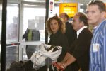 Schiphol 12 oktober 2006
Katja Schuurman wordt door haar vader afgezet op schiphol.