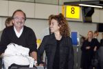 Schiphol 12 oktober 2006
Katja Schuurman wordt door haar vader afgezet op schiphol.