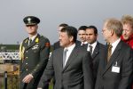 Lelystad 1 november 2006
Koning Abdullah van Jordanie en zijn vrouw Koningin Rania samen met koningin Beatrix op bezoek bij de Batavia.