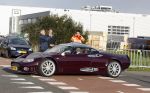 Zeewolde 1 november 2006
Koning Abdullah Koningin Rania en Koningin Beatrix op bezoek bij de spyker fabriek waar ze rondgeleid worden door Viktor Muller.
