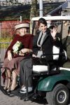 Lelystad 1 november 2006
Koning Abdullah van Jordanie en zijn vrouw Koningin Rania samen met koningin Beatrix op bezoek bij de Batavia.
