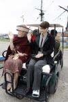 Lelystad 1 november 2006
Koning Abdullah van Jordanie en zijn vrouw Koningin Rania samen met koningin Beatrix op bezoek bij de Batavia.