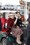 Lelystad 1 november 2006
Koning Abdullah van Jordanie en zijn vrouw Koningin Rania samen met koningin Beatrix op bezoek bij de Batavia.