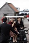 Lelystad 1 november 2006
Koning Abdullah van Jordanie en zijn vrouw Koningin Rania samen met koningin Beatrix op bezoek bij de Batavia.