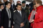 Lelystad 1 november 2006
Koning Abdullah van Jordanie en zijn vrouw Koningin Rania samen met koningin Beatrix op bezoek bij de Batavia.