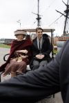 Lelystad 1 november 2006
Koning Abdullah van Jordanie en zijn vrouw Koningin Rania samen met koningin Beatrix op bezoek bij de Batavia.