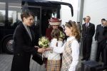 Zeewolde 1 november 2006
Koning Abdullah Koningin Rania en Koningin Beatrix op bezoek bij de spyker fabriek waar ze rondgeleid worden door Viktor Muller.