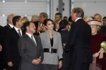 Zeewolde 1 november 2006
Koning Abdullah Koningin Rania en Koningin Beatrix op bezoek bij de spyker fabriek waar ze rondgeleid worden door Viktor Muller.
