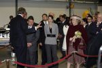 Zeewolde 1 november 2006
Koning Abdullah Koningin Rania en Koningin Beatrix op bezoek bij de spyker fabriek waar ze rondgeleid worden door Viktor Muller.
