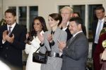 Zeewolde 1 november 2006
Koning Abdullah Koningin Rania en Koningin Beatrix op bezoek bij de spyker fabriek waar ze rondgeleid worden door Viktor Muller.