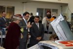Zeewolde 1 november 2006
Koning Abdullah Koningin Rania en Koningin Beatrix op bezoek bij de spyker fabriek waar ze rondgeleid worden door Viktor Muller.