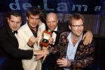 Amsterdam 20 oktober 2006
Uitreiking televizierring in het ij theater.
winnaars de Lama's met Ruben v d Meer(kaal) Ruben Nicolai(wit)
Tijl Beckand en Patrick Lodiers (bril.
