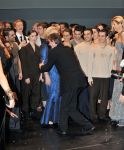 Den Haag 28 oktober 2009
Prinses Maxima Prins Willem Alexander Koningin Beatrix Prins Laurentien en Prins Constantijn bij opening Holland festival in Lucent danstheater.
Peter Smulders bv