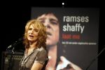 Hilversum 26 oktober 2009
Presentatie dvd en cd Ramses Shaffy bij beeld en geluid. Leonie Jansen met vriend
Peter Smulders bv