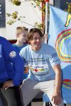 Amsterdam 18 oktober 2009
Wendy v Dijk geeft het startschot van de 7.5 km van Menzis bij de amsterdam marathon. Er wordt gelopen voor de stichting Semmy.
 Wendy is 4 en een halve maand zwanger. Haar broer Mike loopt ook mee alsmede Lodewijk Hoekstra.
Peter Smulders bv