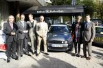 Rotterdam 28 oktober 2009
Prinses Laurentien Prins Constantijn en Prinses Irene arriveren in een electrische mini cooper bij bijeenkomst.
Peter Smulders bv