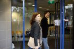 Haarlem 19 0ktober 2009
Rechtzaak Rick Engelkes tegen zijn achterbuurvrouw ivm oplichting 1 miljoen euro  over onroerend goed in dubai Rick kwam met zijn vrouw Annemarie. Alleen de rechter mocht binnen gefotografeerd worden
Peter Smulders bv