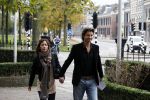 Haarlem 19 0ktober 2009
Rechtzaak Rick Engelkes tegen zijn achterbuurvrouw ivm oplichting 1 miljoen euro  over onroerend goed in dubai Rick kwam met zijn vrouw Annemarie. Alleen de rechter mocht binnen gefotografeerd worden
Peter Smulders bv