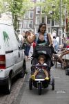 Am,sterdam 1 augustus 2009
Ex vrouw Wim Kieft Sylvia met zoontje.
Peter Smulders bv