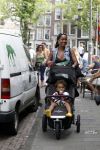 Am,sterdam 1 augustus 2009
Ex vrouw Wim Kieft Sylvia met zoontje.
Peter Smulders bv