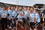 Amsterdam 18 oktober 2009
Wendy v Dijk geeft het startschot van de 7.5 km van Menzis bij de amsterdam marathon. Er wordt gelopen voor de stichting Semmy.
 Wendy is 4 en een halve maand zwanger. Haar broer Mike loopt ook mee alsmede Lodewijk Hoekstra.
Peter Smulders bv