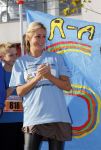 Amsterdam 18 oktober 2009
Wendy v Dijk geeft het startschot van de 7.5 km van Menzis bij de amsterdam marathon. Er wordt gelopen voor de stichting Semmy.
 Wendy is 4 en een halve maand zwanger. Haar broer Mike loopt ook mee alsmede Lodewijk Hoekstra.
Peter Smulders bv