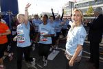 Amsterdam 18 oktober 2009
Wendy v Dijk geeft het startschot van de 7.5 km van Menzis bij de amsterdam marathon. Er wordt gelopen voor de stichting Semmy.
 Wendy is 4 en een halve maand zwanger. Haar broer Mike loopt ook mee alsmede Lodewijk Hoekstra.
Peter Smulders bv