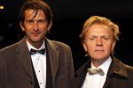 Leiden 30 oktober 2010
Premiere Soldaat van oranje op vliegbasis Valkenburg. Cornald Maas met partner
Peter Smulders bv
