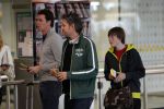 Amsterdam 15 oktober 2011
Erik v t Hoff met zoon op schiphol.
Peter Smulders bv