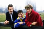 1988 Jacques Herb zijn tweede vrouw Monique, waar hij twee keer mee is getrouwd geweest en zijn zoon Junior Herb
Foto Peter Smulders BV