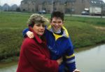 1988 Jacques Herb zijn tweede vrouw Monique, waar hij twee keer mee is getrouwd geweest en zijn zoon Junior Herb
Foto Peter Smulders BV