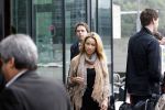Amsterdam 3 oktober 2011
Gladys Celosse arriveert met haar advocaat Roberto Pennino bij de rechtbank
ivm zaak tegen haar ex Edgar Davids.
Peter Smulders bv