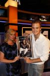 Hilversum 24 oktober 2011
Bridget Maasland en Jim Bakkum met calendar.
Peter Smulders bv