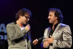 Rotterdam 2 oktober 2011
Uitreiking edisons in het world trade center in Rotterdam. Marco Borsato met edison voor zijn hele ouvre die hij krijgt uithanden van Guus Meeuwis
Peter Smulders bv