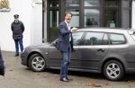 Den Haag 9 oktober 2011
Marc Rutte loopt van het catshuis naar zijn auto ( saab).
Peter Smulders bv