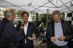 Den haag 9 oktober 2011
Rally tbv zeldzame ziekte fonds die vanaf het catshuis vertrekt. Premier Marc Rutte geeft het startsein. Mark Rutte met RVD directuer Henk Brons
Peter Smulders bv