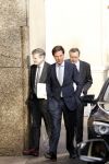 Den Haag 13 oktober 2011
Mark Rutte en Chris Breedveld lopen het gebouw van de tweede kamer binnen
Peter Smulders bv