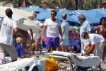 Ibiza 26 juli 2011
Wendy v Dijk met Erland Galjaard en Sem en Lizzy op het strand. Ook Martijn Amanda Bickel Jasmijn Achilles en Michelle Krabbe zijn aanwezig bij coco beach.
Peter Smulders bv