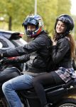 Amsterdam 26 oktober 2011
Melody Klaver bij vriend achter op de motor.
Peter Smulders bv