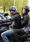Amsterdam 26 oktober 2011
Melody Klaver bij vriend achter op de motor.
Peter Smulders bv