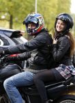 Amsterdam 26 oktober 2011
Melody Klaver bij vriend achter op de motor.
Peter Smulders bv
