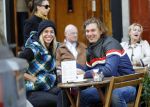 Amsterdam 15 oktober 2011
Nicolette Kluijver met vriend op terras.
Peter Smulders bv